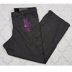 Lane Bryant Gray Pants Herringbone T3 Petite 14